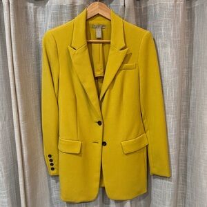 Joan Vass Yellow Blazer